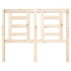 Avis Maison Chic Tête de lit scandinave pour lit adulte,Meuble de chambre 126x4x100 cm Bois massif de pin -MN65236