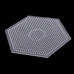 Grand Hexagone Perler Clair Perles Fusibles Pegboard Kid Diy Craft # 9 pas cher