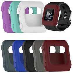 Avis Wewoo Protection écran Étui de en silicone de montre de couleur solide pour POLAR V800 gris