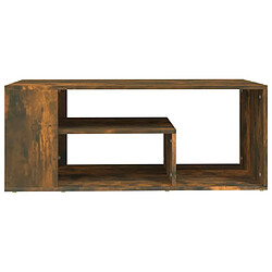 Avis Maison Chic Table basse,Table Console Table d'appoint, Table pour salon Chêne fumé 100x50x40 cm Bois d'ingénierie -MN73777