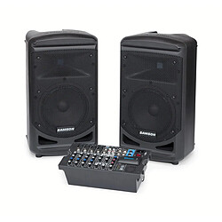 SAMSON XP800B - Sono transportable 8 canaux - 2 x 400 watts - Bluetooth - usb