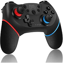 Manette sans fil pour Nintendo Switch, Bluetooth Manette Switch Pro, Switch controller avec Batterie Rechargeable-Turbo-6-Axis