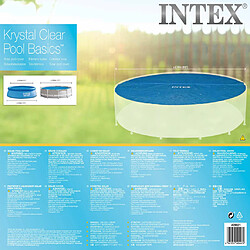 INTEX Couverture solaire de piscine ronde 305 cm 29021 pas cher