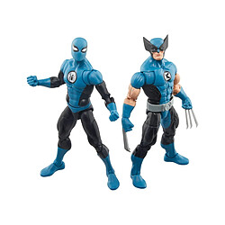 Hasbro Fantastic Four Marvel Legends - Pack 2 figurine Wolverine & Spider-Man 15 cm 