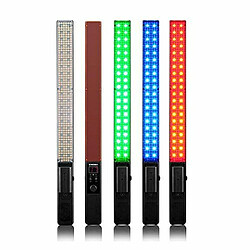 Yongnuo yn360-Barre LED RGB pour éclairage photo 5500K-3200K, 2560lm, possibilité de contrôler la depuis smartphone, couleur noir