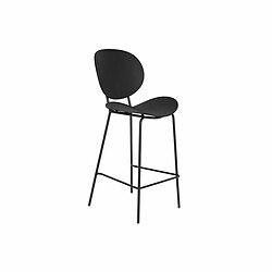 Tabouret DKD Home Decor 52,5 x 49 x 104 cm 50 x 51 x 104 cm Noir Métal polypropylène 