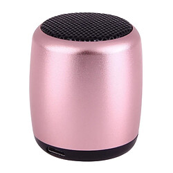 Wewoo Mini enceinte Bluetooth or rose Mini haut-parleur Bluetooth, appel mains-libres de et ampère Photo Obturateur à distance Fonction TWS