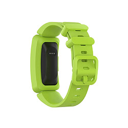 Avis Wewoo Bracelet pour montre connectée Smartwatch avec en silicone Fitbit Inspire HR couleur citron vert