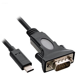 Câble adaptateur InLine® USB type C à série, adaptateur USB CM à DB9M +, 1,8 m