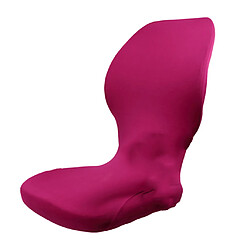 Housse de chaise d'ordinateur pivotante élastique Housse de chaise de bureau housse rose rouge Housse de chaise rotative