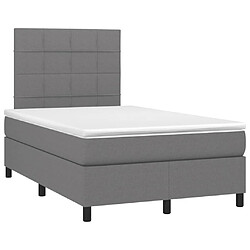 Avis Sommier à lattes,Cadre à lattes de lit et matelas et LED pour Adulte Gris foncé 120x200 cm -MN57020