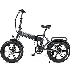 Vélo Électrique SAMEBIKE XWLX09 IT - Moteur 500W Batterie 48V10AH Autonomie 40KM Freins à Disque Mécaniques - Noir 