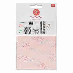 Rico Papier patch Rose bulles 30 x 42 cm