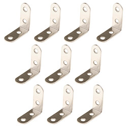 10pcs attaches d'angle en acier epaissi angle droit 40x40x16mm pas cher