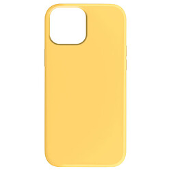 Moxie Coque pour iPhone 15 Plus Semi-rigide Intérieur Microfibre Jaune