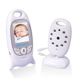 IKIDO Moniteur bébé caméra,babyphone, caméra de surveillance pour bébé, vision nocturne, berçeuses intégrée, detecteur de température et humidité 