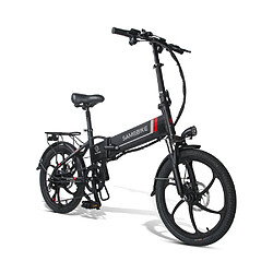 Acheter Vélo électrique SAMEBIKE 20LVXD30 - moteur 350W batterie 48V10AH autonomie 40KM freins à disque mécaniques - Noir