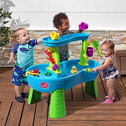 Acheter Step2 Rain Shower Splash Table d'eau avec 13 accessoires - Bleu & Violet | Table Jeux d'eau | Table d'activité pour le jardin, Table Activité Eau | Table d'eau Extérieur