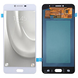 Wewoo Pour Samsung Galaxy C7 Oled blanc Matériel Écran LCD + tactile Pièce détachée