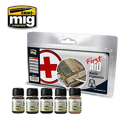 Mig Jimenez Ammo Peintures First Aid Basic Pigments 