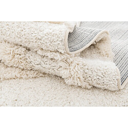 Hadorn Tapis shaggy 305x240 Blanc Thun Avis pas cher