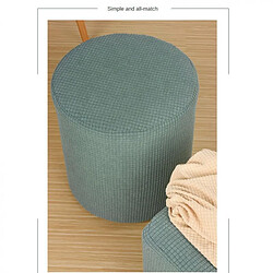 Acheter Housse Extensible Pouf Protecteur De Meubles Canapé Rond Housse De Canapé Vert