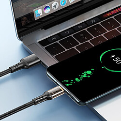 Avis Câble de données transparent Tellur USB vers Lightning, 2,4 A, 1 m, noir