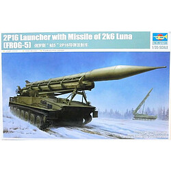 Trumpeter Maquette Char 2p16 Launcher With Missile Of 2k6 Luna (frog-5) 