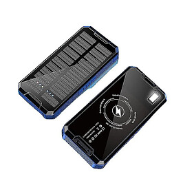 Universal Banque d'alimentation solaire Qi Portable sans fil portable YYH avec ChargerBlue téléphonique imperméable IP6