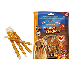 NOBBY Snack poulet stick enrobé pour chien 375g/12,5cm/Ø7-8mm 