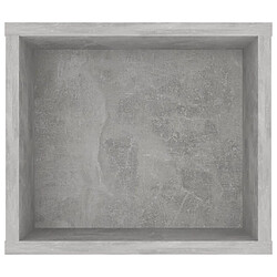 Acheter vidaXL Meuble TV suspendu Gris béton 100x30x26,5 cm Bois d’ingénierie