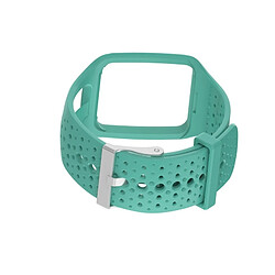 Wewoo Bracelet pour montre connectée Dragonne Sport en silicone TomTom 1 Series Runner / Cardio Vert menthe