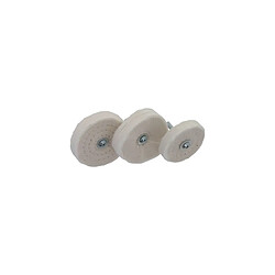 SCID Lot de 3 brosses circulaires coton ls 70 et 80 x 2