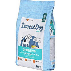 Josera GREEN PETFOOD InsectDog Sensitive Adult 10 kg | Croquettes aux insectes | Adaptées au chien ayant une digestion sensible ou difficile | Nourriture issue d'une production durable | Sac de 10 kg 