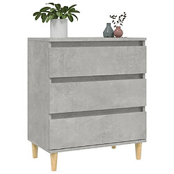 Acheter Maison Chic Buffet,Meuble de Rangement,commode pour salon,Cuisine Gris béton 60x35x70 cm Bois d'ingénierie -MN59403