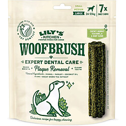 Lily's Kitchen Bâtonnets à Mâcher pour Hygiène Bucco-dentaire Woofbrush - Friandise pour Grand Chien (7 x 47g) 