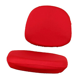 Acheter Housse de chaise d'ordinateur de bureau souple et pivotante avec housse de protection rouge