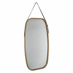 Miroir Mural Ovale avec Anse Léa 77cm Naturel