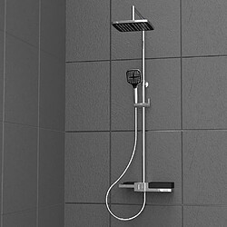 SCHÜTTE Ensemble de douche au-dessus de tête BLUEPERL Chrome