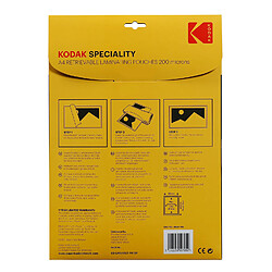 KODAK Retrievable Laminating Pouches KD-LMA4RET-PK10F - Pochette de Plastification Réutilisable A4, 200 Microns, Lot de 10 - Transparente