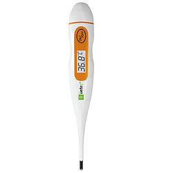 Thermomètre électronique Intec KFT-04 rapide et précis - blanc/orange