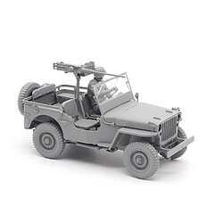 Takom Maquette Voiture Maquette Camion 1/4 Ton Utility Truck With 1/4 Ton Utility Trailer & Mp Figure pas cher