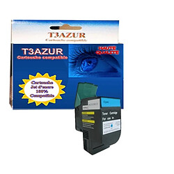 T3Azur Toner Lexmark X546dtn / X548de / X548dte Cyan - Compatible - 2 000 pages 