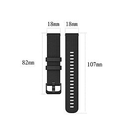 Acheter Wewoo Bracelet pour montre connectée de remplacement Smartwatch en silicone Garmintaille 18 mm universel vert menthe