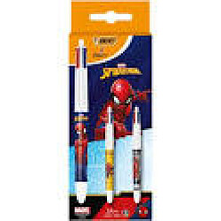 Bic Stylo-bille 4 Couleurs Spider-Man