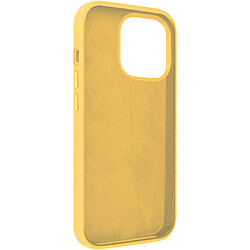 Moxie Coque pour iPhone 15 Pro Max Semi-rigide Intérieur Microfibre Jaune