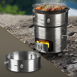 BBQ#BOSS Power Ring pour BBQ Four à fusée Rocket Stove Anneau de feu Acier inoxydable Ø 2