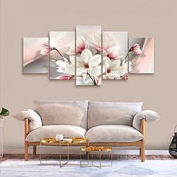 Paris Prix Tableau Imprimé Magnolia in Bloom 5 Panneaux Wide 100x225cm