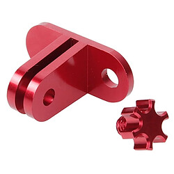 Wewoo Pour Xiaomi Yi Sport Camera rouge Support de casque en aluminium léger CNC