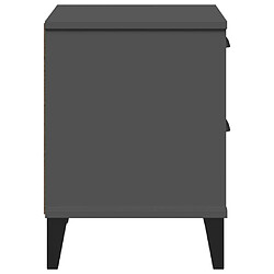 Acheter Maison Chic Table de chevet | Table de nuit VIKEN gris anthracite bois de pin solide -GKD61551